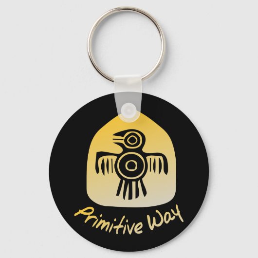 Primitive Methode Schlüsselanhänger (Vorderseite)