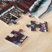 Primitive New England Weihnachten Puzzle (Seite)