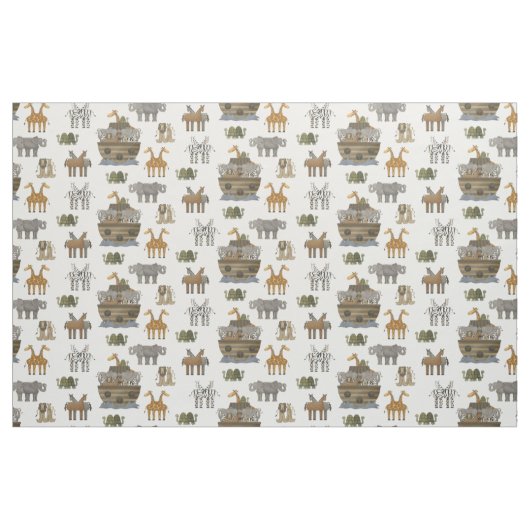 Primitive Noahs Ark Animals Stoff (Yard (91,4 cm))