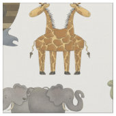 Primitive Noahs Ark Animals Stoff (Nahaufnahme)