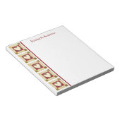 Primitive Patchwork-Quilt-Border-Note Pad Notizblock (angewinkelt)