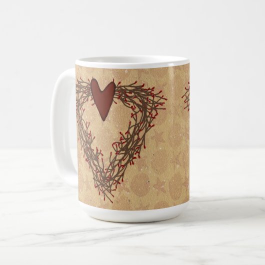 Primitive Pip Berry Herzerkrankung Tasse (Vorderseite Links)