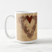 Primitive Pip Berry Herzerkrankung Tasse (Links)