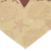 Primitive Pip Berry Herzklosett Tischdecke (Schrägansicht)