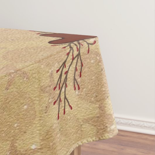 Primitive Pip Berry Herzklosett Tischdecke (Beispiel)