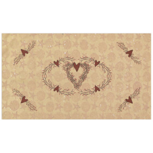 Primitive Pip Berry Herzkranz Tablette Grosses Tischdecke