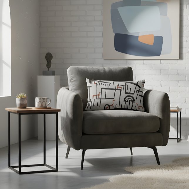 Primitive Pulse Lumbar Pillow Lendenkissen (Von Creator hochgeladen)