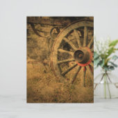Primitive Rustic Western Country Wagon Wheel (Stehend Vorderseite)