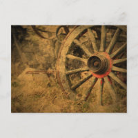 Primitive Rustic Western Country Wagon Wheel