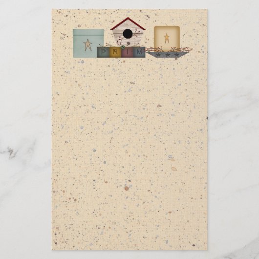 Primitive Sammelspeicher Briefpapier (Vorderseite)