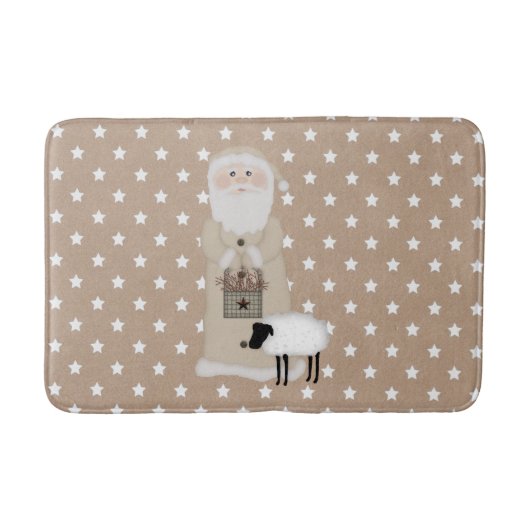 Primitive Santa Bath Mat Badematte (Vorderseite)