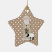 Primitive Santa Ornament (Rechts)