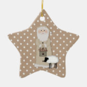 Primitive Santa Ornament (Vorne)
