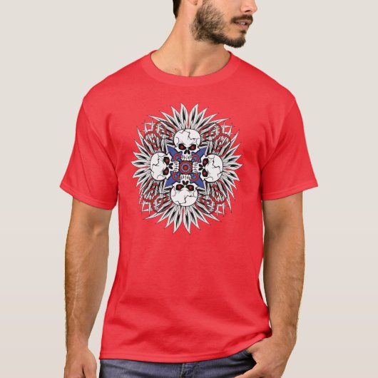 Primitive Schädel T-Shirt (Vorderseite)