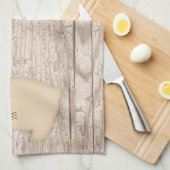 Primitive Schweineküche Handtuch (Viertel Falte)