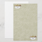 Primitive Seifen Schreibwaren Briefpapier (Vorne/Hinten)