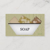 Primitive Seifensparkarte Visitenkarte (Rückseite)