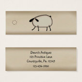 Primitive Sheep Skinny Hang Tag (Vorne & Hinten)