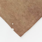 Primitive Snowman Fleece Blanket (Ecke)