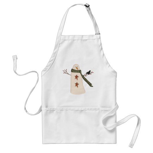 Primitive Snowman-Schürze Schürze (Vorne)