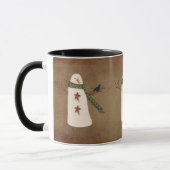 Primitive Snowman-Tasse Tasse (Links)