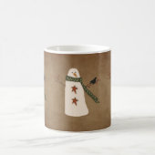 Primitive Snowman-Tasse Tasse (Mittel)