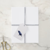 Primitive Spooky Halloween Raven Crow Herbst Fall Geschenkanhänger (Mit Garn)