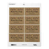 PRIMITIVE STAR & BERRIES AUF DEM ETIKETT FÜR KRAFT (Vorne)