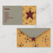 Primitive Star Business Card Visitenkarte (Vorne/Hinten)