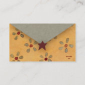 Primitive Star Business Card Visitenkarte (Rückseite)