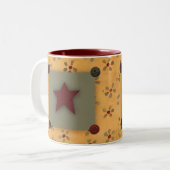 Primitive Star-Tasse Zweifarbige Tasse (Vorderseite Links)