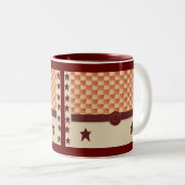 Primitive Sterne-Tasse Zweifarbige Tasse (VorderseiteRechts)