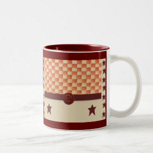 Primitive Sterne-Tasse Zweifarbige Tasse