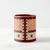 Primitive Sterne-Tasse Zweifarbige Tasse (Mittel)
