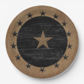Primitive Sternpapierplatte Pappteller (Vorderseite)