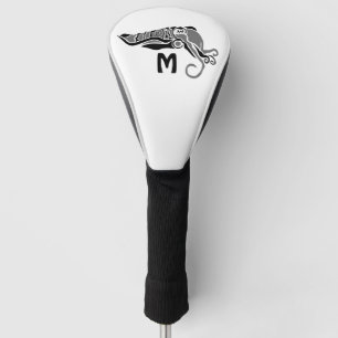 Primitive Tintenfische im dunklen Stift Golf Headcover