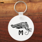 Primitive Tintenfische im dunklen Stift Schlüsselanhänger (Vorderseite)