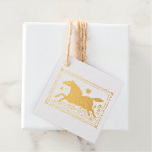 PRIMITIVE VOLKSKUNST RENNENDES PFERD, SILHOUETTE GESCHENKANHÄNGER