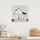 Primitive Wall Art Poster (Küche)