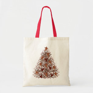 Primitive-Weihnachtsbaum-Tasche Tragetasche