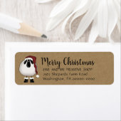 Primitive Weihnachtsfeiertage-Rücksendeadresse (Insitu)