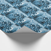 Primitive Weihnachtskiefer Eis Blaupinecon Geschenkpapier (Ecke)