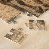 Primitive Western Landpferde Puzzle (Seite)