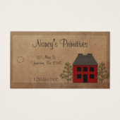 Primitive Zuhause Hang Tag (Vorderseite)
