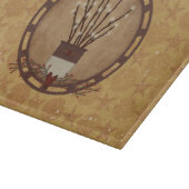 Primitive Zweiglampen Schneidebrett (Ecke)