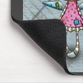 Primitiver Engelhalter der Tiere Mousepad (Ecke)