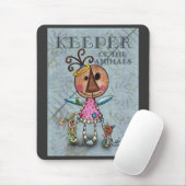 Primitiver Engelhalter der Tiere Mousepad (Mit Mouse)