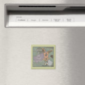 Primitiver Hase Magnet (In Situ (Geschirrspüler))