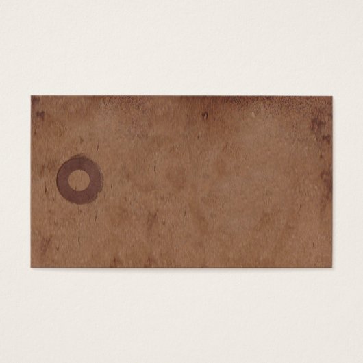 Primitiver Kaffee verklebt Hang Tag (Vorderseite)