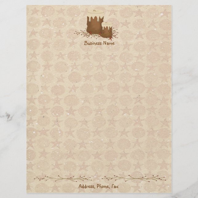 Primitiver leuchtet Briefkopf durch (Vorderseite)